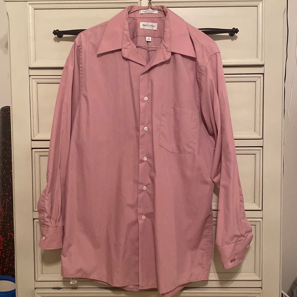 Van-Heusen pink/purple dress shirt